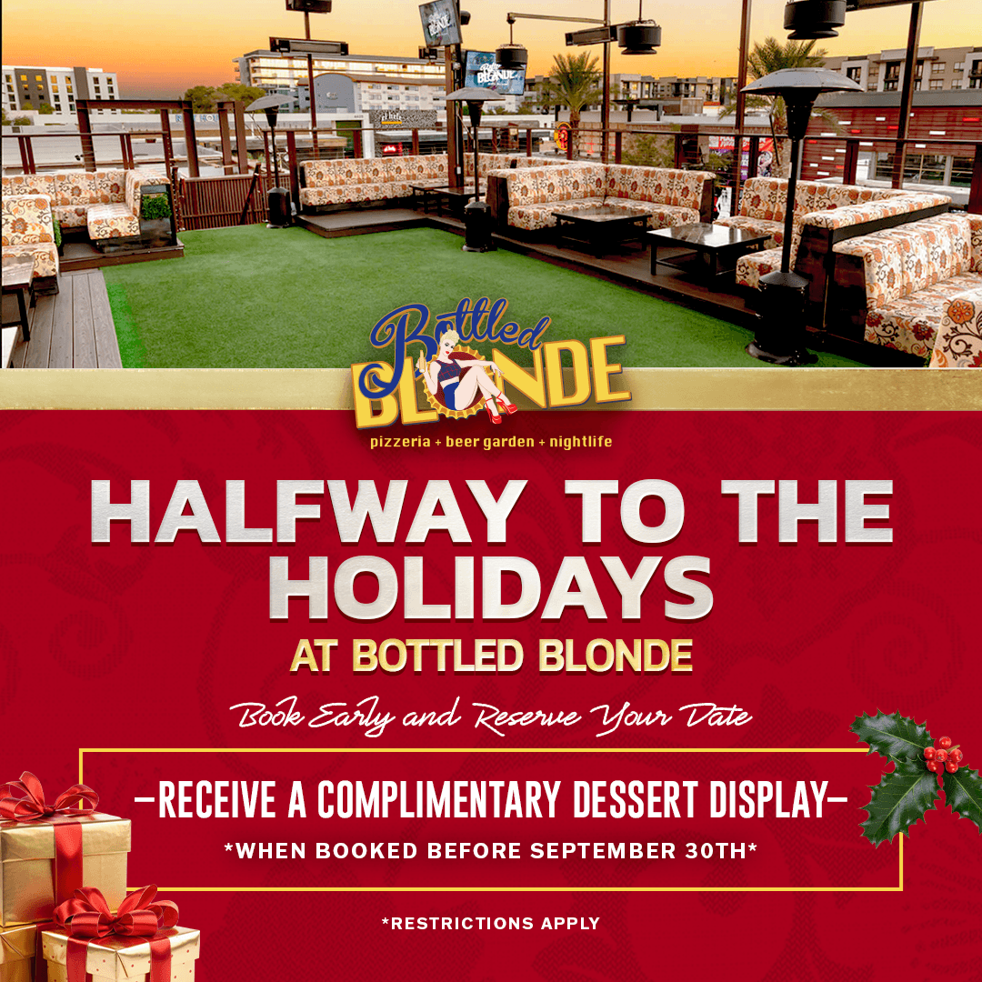 Halfway to the holidays at Bottled Blonde